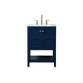thumbnail image 3 of 24 inch single bathroom vanity in blue, 3 of 8