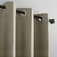 thumbnail image 4 of Sun Zero Cyrus Thermal 100% Blackout Grommet Curtain Panel, 40"X84", Stone, 4 of 11