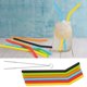 thumbnail image 4 of Reusable Silicone Straws - 6 pcs Flexible Short Drink 6.7" Food Grade BPA Free Flexible Sustainable Drinking Tubes for Juice Milk Daily Use Party Picnic, 4 of 6