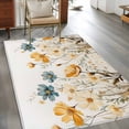 thumbnail image 2 of Watercolor Flowers 4x6 Area Rugs for Living Room, Floral Non Slip Floor Mat Washable Low-Profile Indoor Carpet for Bedroom, Dining Room, Bathroom, 2 of 9
