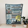 thumbnail image 4 of Grandpa Blankets from Grandkids, Best Grandpa Throw Blanket, Grandpa Gifts from Granddaughter Grandson, Birthday Gift for Grandfather Again, Thank You Grandpa Gifts, Fathers Day Present, 4 of 6