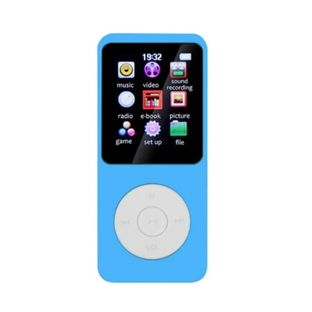 Bluetooth MP3 Player with 1.8-inch Screen, Hi-Fi Lossless Audio, Portable Music Player with Radio