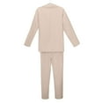 thumbnail image 3 of TBWNWG Girls 2 Piece Outfits Button Front Long Sleeve Blazer and Pants Suit Sets,Size 7-8 Years, 3 of 9