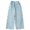 a-1Blue2, variant on FINALGANG Girls Kids Elastic Waist Barrel Jeans With Contrast Stitching Seam Relaxed Fit Soft Light Wash Denim Pants For Daily Wear Playtime Casual Summer Outings Stylish Trousers