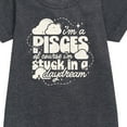 thumbnail image 2 of Instant Message - I'm A Pisces Daydream - Toddler & Youth Girls Fleece Dress, 2 of 5