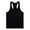 Black, variant on Men's Gym Tank Tops Y-Back Workout Muscle Tee Athletic Workout Fitness Vest T-Shirts