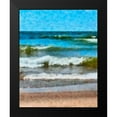 thumbnail image 2 of Calkins, Michelle 15x18 Black Modern Framed Museum Art Print Titled - Lake Michigan layers, 2 of 5