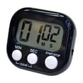 thumbnail image 1 of Kitchen Timer Cooking Electronic Countdown Timer with Magnet Back for Refrigerator Mounting 2.73 in x 2.44 in x 0.78 in Orange ABS, 1 of 7