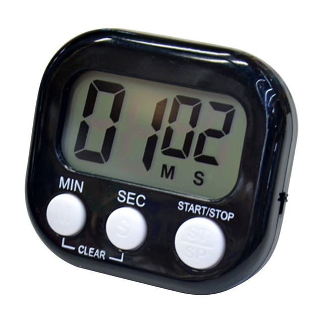 Kitchen Timer Cooking Electronic Countdown Timer with Magnet Back for Refrigerator Mounting 2.73 in x 2.44 in x 0.78 in Orange ABS
