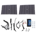 thumbnail image 1 of Cargador De Panel Solar, Panel Solar De Silicio Monocristalino De Alta Eficiencia Para Viajes Para Baterías De Automóviles Para Vehículos Recreativos Para Acampar Al Aire Libre ANGGREK Otros, 1 of 8