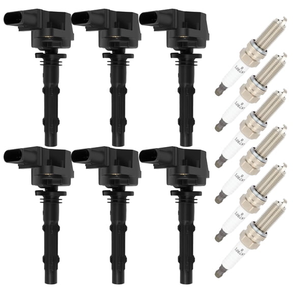 cciyu 6 ignition coils with 6 iridium Spark Plugs for Dodge for Mercedes-Benz 2007 2008 Sprinter 2500 3500 C230 C280 C300 C350 CL550 2011 2012 2015 3.0L V6 5.5L 4.7L V8 3.5L UF-535 GN10235 C1656