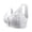 Grey 0820S, variant on Daisy Front Closure Bras for Older Women Plus Size No Underwire Seamless Jelly Bra Full Coverage Comfort Wireless Bralettes Leopard Printed Beige 36