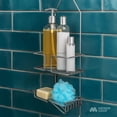 thumbnail image 3 of Organizador para Regadera Doble Nivel Sin Perforación con Porta Shampoo De Regadera Metálico Colgante Soporte Resistente Impermeable estilo Moderno uso diario Anticorrosivo, 3 of 6
