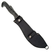 KA-BAR 16.5" 1085 Carbon Bowie Machete, Kraton Handle with Sheath, Black