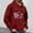 Wine#5, variant on LEBONYARD Men's Crewneck Tee with Long Sleeves,Men's Printed Casual Hooded Long-sleeved Hoodie Red S