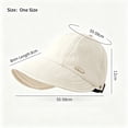 thumbnail image 3 of QIYAGBSA Womens Wide Brim Sun Hat Soft Ponytail Opening Foldable Cap Beach Hiking Golf Gardening Outdoor Travel, 3 of 6