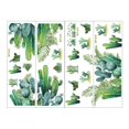 thumbnail image 1 of Billuyoard 4 piezas de calcomanías de pared de plantas verdes pegatinas removibles planta TV telón de fondo póster dormitorio sala de estar aula Oficina Decoración del hogar Tipo 2 Billuyoard HA083752-02, 1 of 6