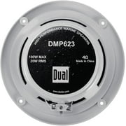 Dual DMP623 6.5 Marine Boat Speakers Pair | 100W Peak | UV/Waterproof | White