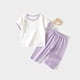 thumbnail image 4 of Ropa fina de verano para bebés, hecha de poliéster, para hombres y mujeres, para recién nacidos, con aire acondicionado, pijama de manga corta y cuello redondo., 4 of 6