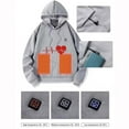 thumbnail image 5 of Taylonsss Unisex Heated Hoodie with 10-Zone Smart Heating, USB Rechargeable Battery, Washable Thermal Sweatshirt for Men and Women, Adjustable Three Temperature Modes for Outdoor Winter Wear, 5 of 9