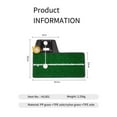 thumbnail image 2 of ERK 1Pcs Portable Practice Mat With Realistic And Material Indoor Outdoor Swing Training Aid For Beginners And Advanced Players Black Edge Hitting Mat For, 2 of 2