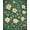 Green, Pattern 3, variant on Flatwoven High Traffic Area Rug, Enchanted Forest Floral & Fauna Vintage Style, Non Slip, Stain Resistant, Washable Area Rugs for Living Room, Bedroom(Green, 4X6)