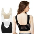 thumbnail image 2 of Stibadium Racerback Sports Bra for Women - Comfortable Sleep Bra Seamless Workout Yoga Bra, 2 of 9