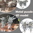 thumbnail image 2 of 3D Metal Puzzles for Adults, Butterfly & Flower Metal Model Kits, Colorful Stainless Steel DIY Insects Jigsaw, Brain Teaser Building Set for Home Decor & Creative Birthday Gifts, 2 of 8