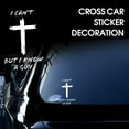 thumbnail image 6 of QHUDLV I Cant, But I Know A Guy Christian Cross Car Weatherproof Sticker,Inspirational Faith Gift Idea for Car, Wall, Window, Vehicle, SUV Window Laptop Trucks Cars,Detachable, 6 of 9