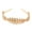 B, variant on Soumake Golden Hollow Leaf Hair Hoop Elastic Metal Headband Decorative Women Thin Headdress Hair Accessories