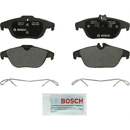 Bosch BP1341 QuietCast Premium Semi-Metallic Disc Brake Pad Set For Select Mercedes-Benz C180, C200, C230, C250, C300, C350, E350, E400, E550, GLK250, GLK300, GLK350; Rear