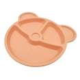 thumbnail image 4 of Mainstays Bear Pink Plastic Kids Divider Plate, 1 Piece, 4 of 5