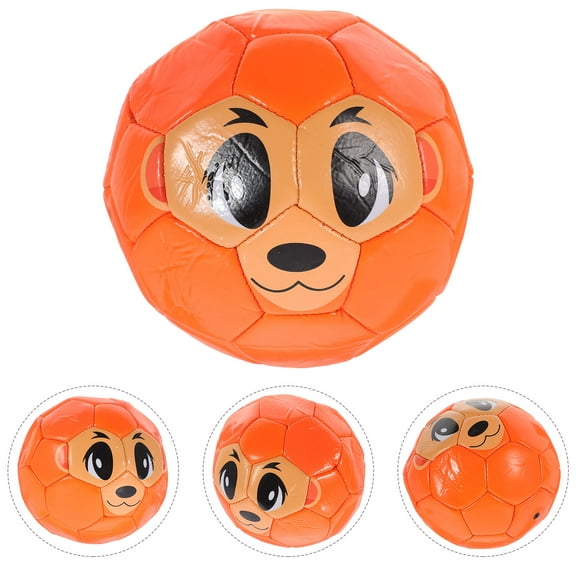 LEORX Indoor Soft Football Orange PU Lightweight and Easy to Grip 1Set