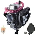 thumbnail image 4 of munirater Carburetor Carb Replacement for 2003-2007 Kawasaki Prairie 360 KVF360 35mm 15003-1686, 4 of 5