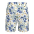 thumbnail image 6 of Naloa Daisies Flowers Men's Beach Shorts, Surfing shorts, Swim trunks, Quick Dry Swim Trunks for Surfing Beach Fun - Small, 6 of 9