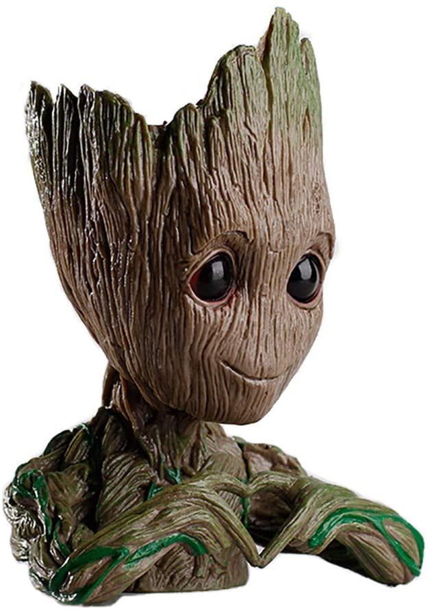 Groot Flowerpot Treeman,Cute Flower Pot,Pencil Holder,Office Organizer,Guardians of The Galaxy Groot Pen Pot
