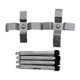 thumbnail image 1 of clips de pasadores de pastillas de freno,Kit de montaje de pastillas de freno trasero pasadores clips BPF1266A,Hardware KIT310 LX0263 109-1266 QK1266,Los repuestos para vehículos PFK362 se, 1 of 8