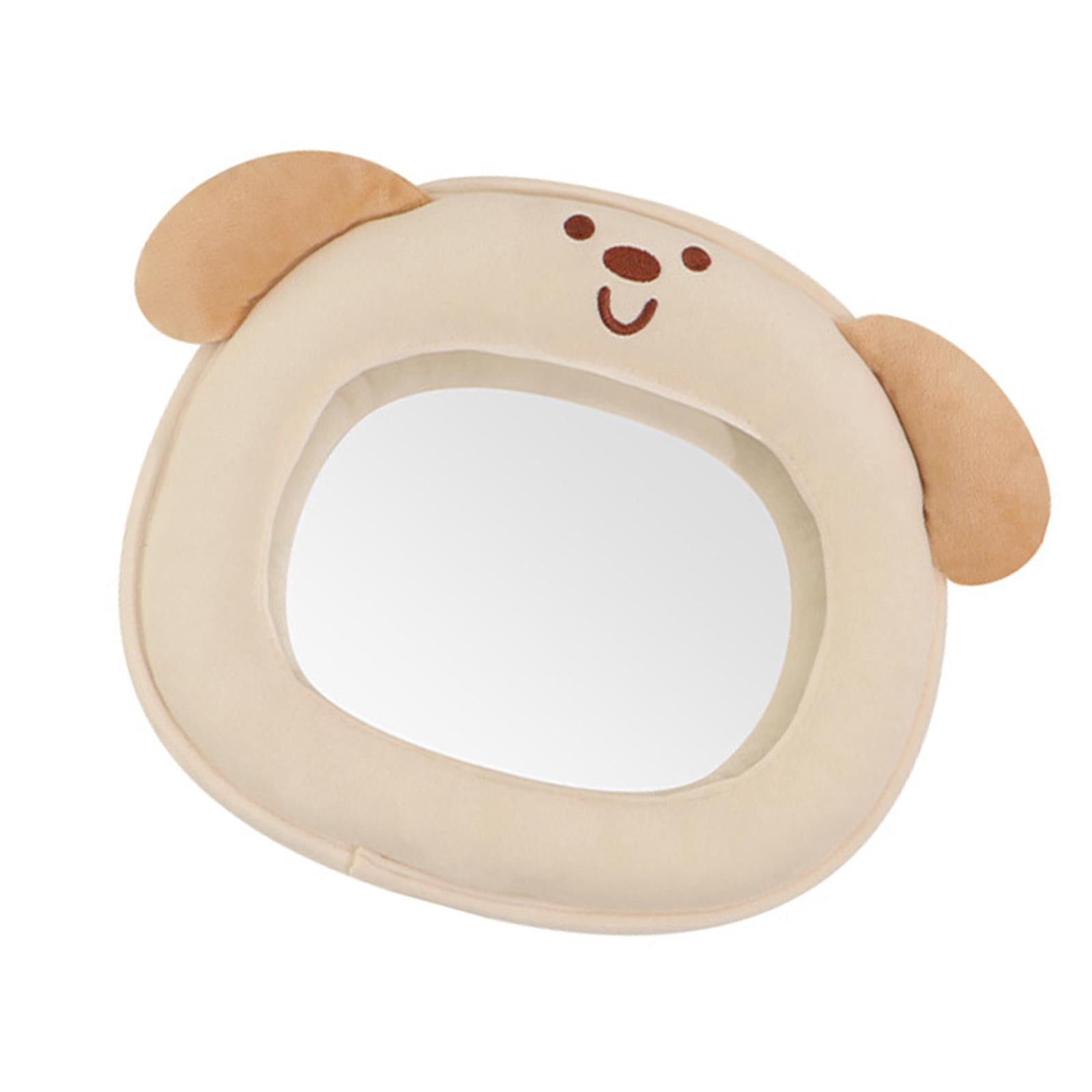 Infant Car Mirror Baby Car Mirror Essentials Premium Rear Facing Clear View Plush Material for Newborns and Parents