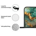 thumbnail image 4 of Fotbe Emerald Color Gold Marble for 4Pcs Oven Mitts and Pot Holders, 500℉ Heat Resistant Oven Mitts , Non-Slip Silicone Surface Safe for Baking, Cooking, BBQ, 4 of 6