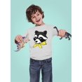 thumbnail image 2 of Raccoon With A Yellow Scarf Long Sleeve Toddler -Image by Shutterstock,  2 Toddler, 2 of 4