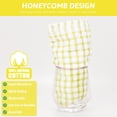 thumbnail image 3 of NOTIVIBE 12 Pack Cotton Kitchen Dish Cloths, 12 x 12 Inches Absorbent Cleaning Cloths, Soft Non-Scratch Dishwashing Towels, Reusable Quick Dry Dish Rags for Kitchen, Yellow, 3 of 7