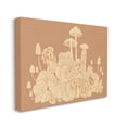 thumbnail image 2 of Stupell Industries Neutral Beige Woodland Mushrooms Botanical & Floral Painting Gallery Wrapped Canvas Print Wall Art, 2 of 5