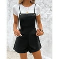 thumbnail image 3 of MLDRA Women's Summer Rompers Adjustable Strap Sleeveless Overalls Casual Shorts Jumpsuit, 3 of 8