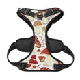thumbnail image 5 of Lsque Cartoon Mushrooms Dog Harness, No-Pull Pet Harness with 2 Leash Clips, Adjustable Soft Padded Dog Vest with Easy Control Handle for Large Dogs-X-Large, 5 of 9