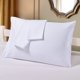 thumbnail image 2 of 1 par 100% algodón suave color sólido funda de almohada individual funda de almohada blanca - talla S Blanco- Talla S Sunnimix Funda de almohada de algodón, 2 of 5