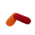 thumbnail image 3 of MaxxHaul 50016 Oval Reflectors 10 Red-10 Amber Self-Attaching Or Drill Mount-DOT, 20 Pack, 3 of 4