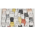 thumbnail image 2 of Cats with White 3 Ring Binders 1.5 inch Hardcover File Folders with Interior Pockets A4 Size Organizer for School Office Hospital, 2 of 8