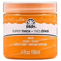 FolkArt Super Thick Acrylic Paint 4oz-Orange