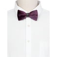 thumbnail image 4 of INSPIRE CHIC Men's Velvet Adjustable Pre-Tie Bow Ties for Prom Wedding Tuxedo One Size Dark Purple, 4 of 4