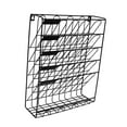 thumbnail image 4 of Archivador de 6 capas DYNWAVEMX organizador de documentos estante montado en la pared soporte para libros, 4 of 7